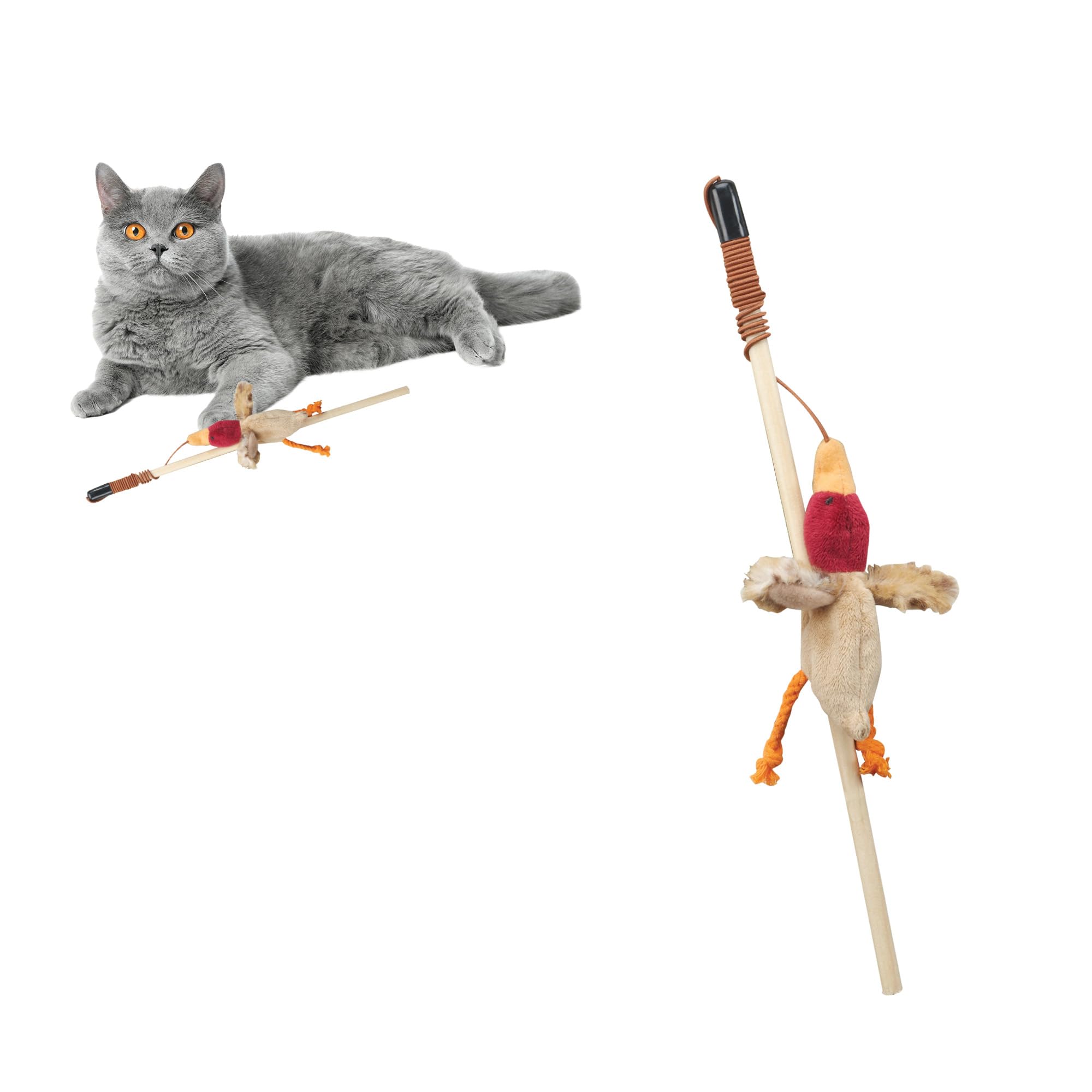 Amazon.com: SPOT Skinneeez Stuffing-Free Forest Friends Cat